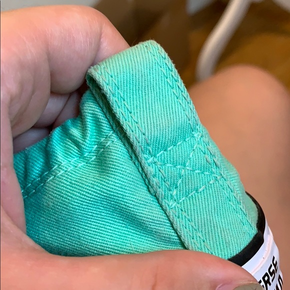 Mint green shoreline slip on Converse - Picture 4 of 4